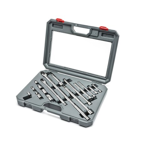 Apex Tool Group 16 Pc. 1/4", 3/8", 1/2" & 3/4" Socket Accessories Set CTK16ASET